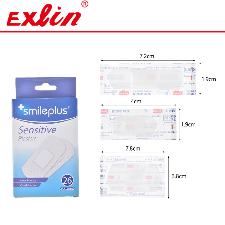 Parches Curitas para Piel Sensible Surtidos Smileplus 1