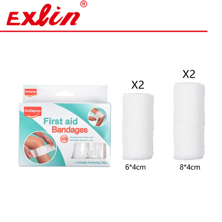 Set de Vendas Elásticas de Gasa Quirúrgica Smileplus 1