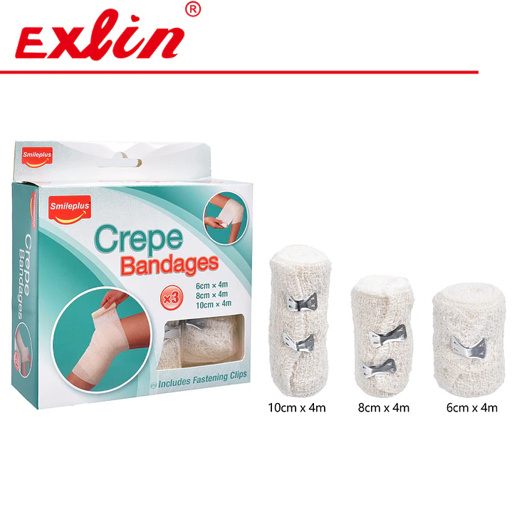 Set de Vendas Elásticas Crepé Quirúrgicas Smileplus 1