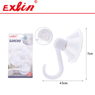 Soportes Adhesivos para Mopa y Escoba con Gancho Lateral Exlin 