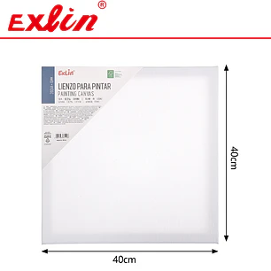 Lienzo para Pintar de Algodón 100% con Bastidor de Madera