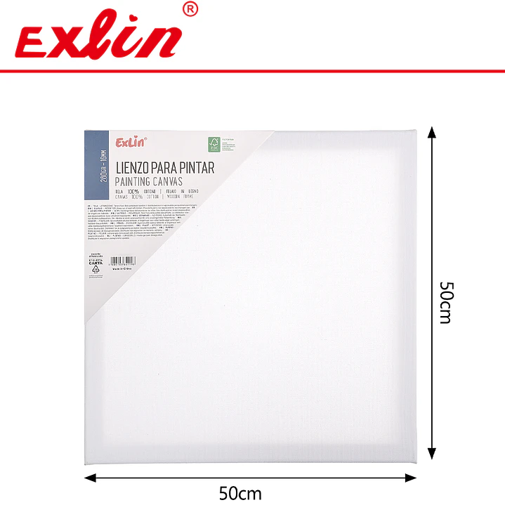 Lienzo para Pintar de Algodón 100% con Bastidor de Madera 1