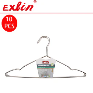 Set de 10 Perchas de Alambre Metálicas para Niños 