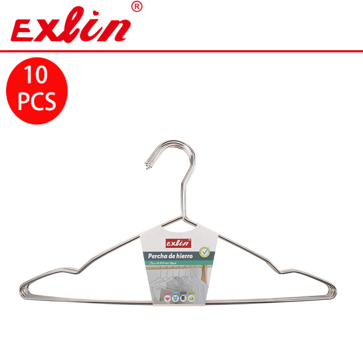 Set de 10 Perchas de Alambre Metálicas para Niños  1