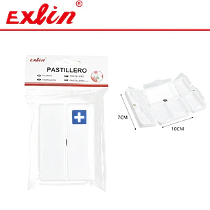 Pastillero Organizador Plegable Multicompartimento
