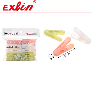 Pack Pinzas Plásticas Ergonómicas para Ropa 