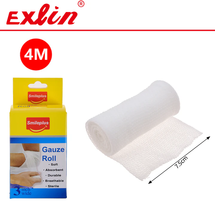 Venda de Gasa Médica Esterilizada en Rollo Smileplus  1