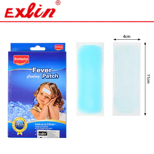 Parches de Gel Refrescante para Fiebre Infantil Smileplus 