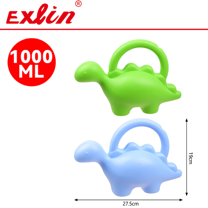 Regadera Infantil con Forma de Dinosaurio Exlin 1000 ml  1
