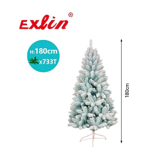 Árbol de Navidad Exlin Nevado 180 cm con 733 Puntas 