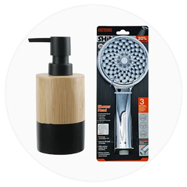 Accesorios para baño y organizadores modernos Exlin