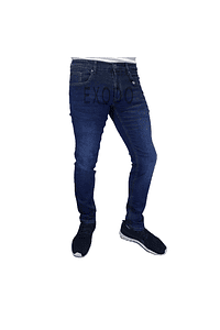 Jeans azul  , elasticado, slim fit