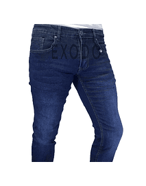 Jeans azul  , elasticado, slim fit