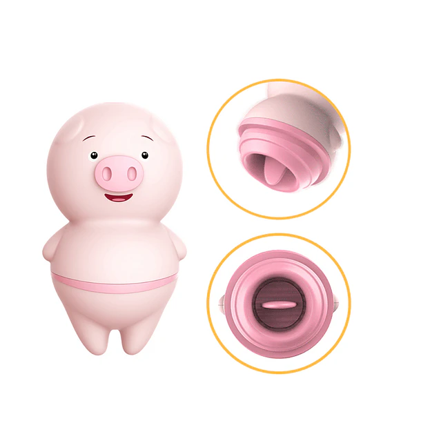 VIBRADOR PIG ROSA 4