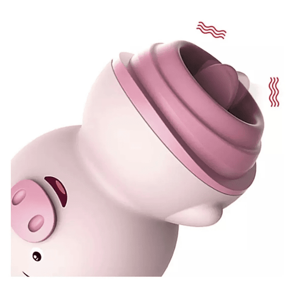 VIBRADOR PIG ROSA 5
