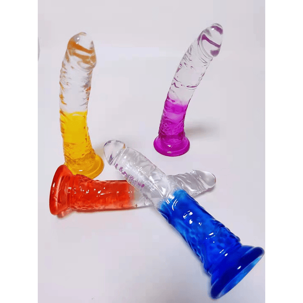 DILDO TRANSPARENTE DEGRADE