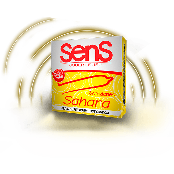 CONDONES SENS SAHARA SENSACION CALIENTE