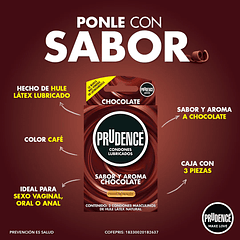 CONDONES PRUDENCE CHOCOLATE