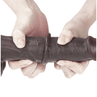DILDO REALISTA PIEL DESLIZANTE CHOCOLATE 3