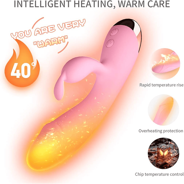 VIBRADOR RABBIT SMART HOT 4