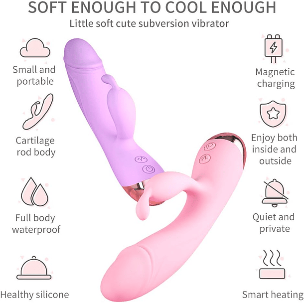VIBRADOR RABBIT SMART HOT 5