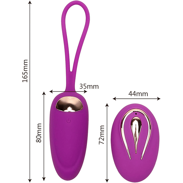 HUEVO VIBRADOR CONTROL REMOTO EGG 4