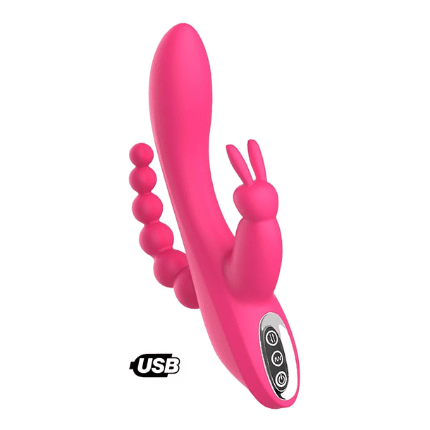 VIBRADOR TRIPLE ESTIMULO 1