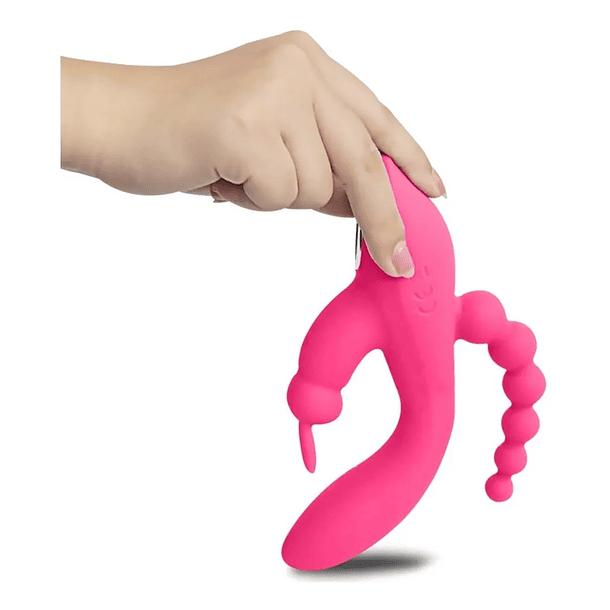 VIBRADOR TRIPLE ESTIMULO 5