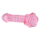 DILDO DE VIDRIO ROSA 1