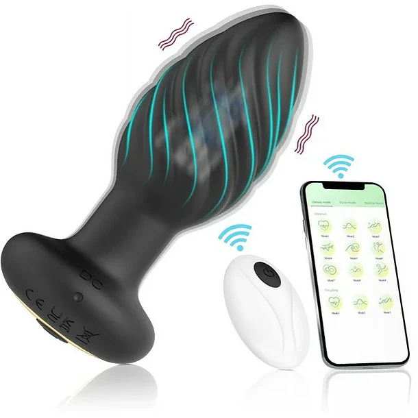 PLUG ANAL CON APP ROTADOR LUXE 2