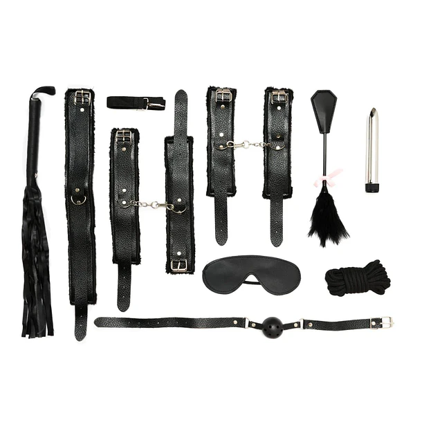 KIT SADO 9 PIEZAS CON BALA VIBRADORA