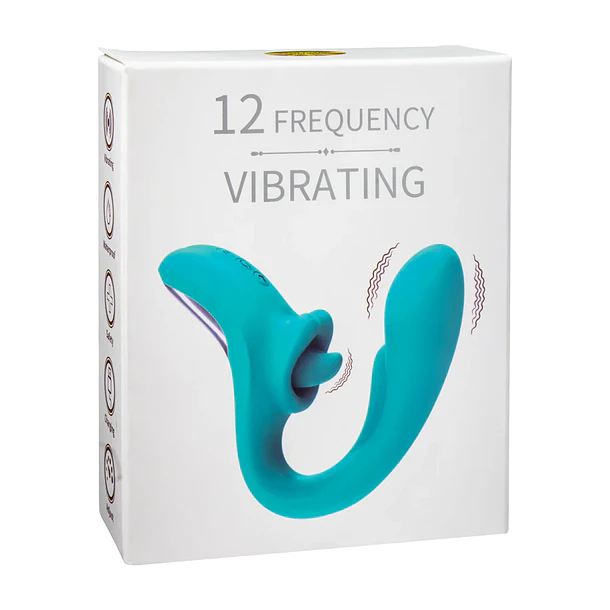 VIBRADOR TONGUE BLUE 2