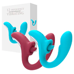 VIBRADOR TONGUE BLUE