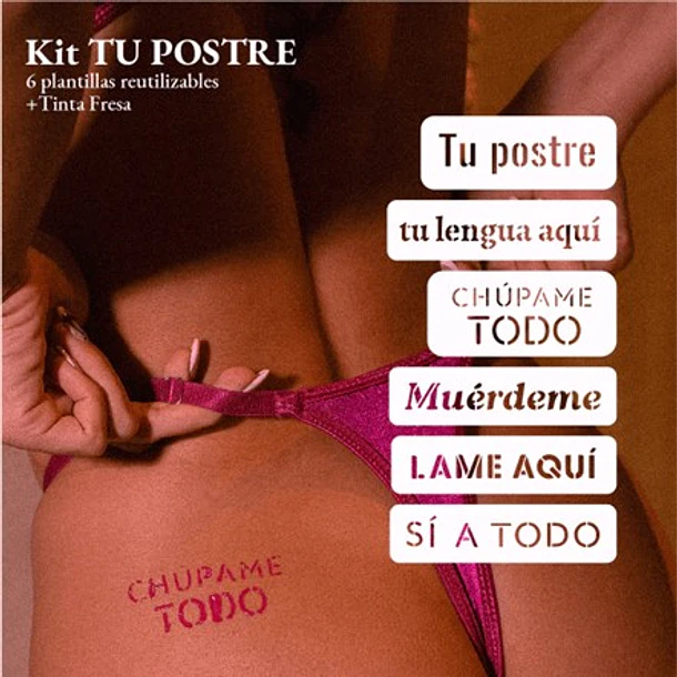 TATUAJES COMESTIBLES KIT TU POSTRE 1
