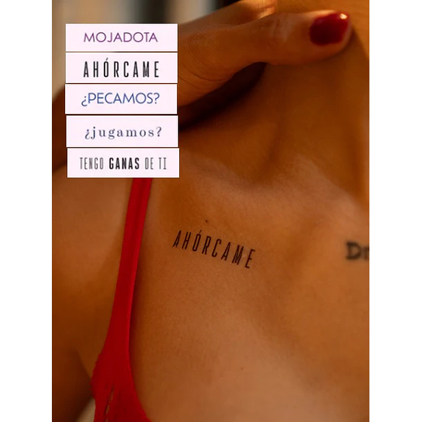 TATUAJES TEMPORALES PACK ¿JUGAMOS? 1