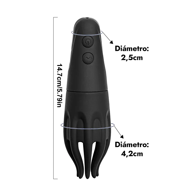 VIBRADOR MASTURBADOR OCTOPUS 3