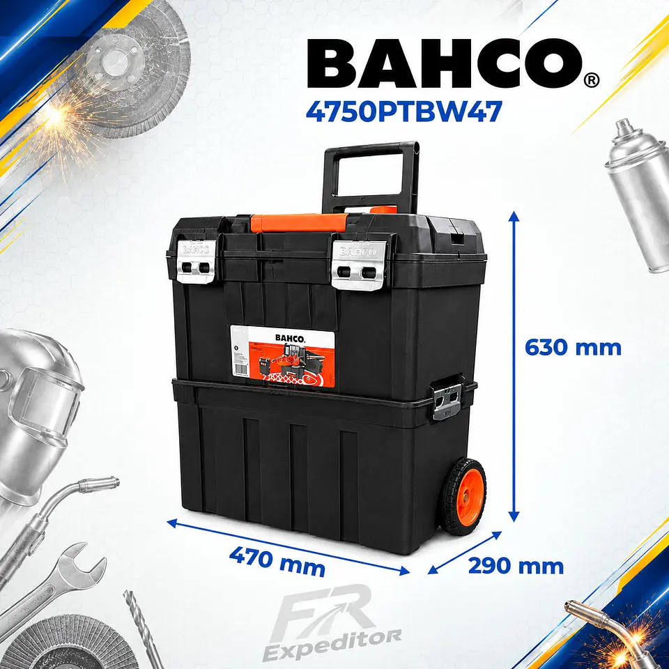 Caja vacía para herramientas BAHCO 3 niveles  1