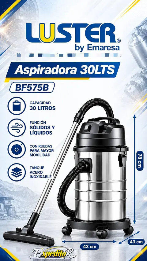 Aspiradora Luster 30Lts BF575