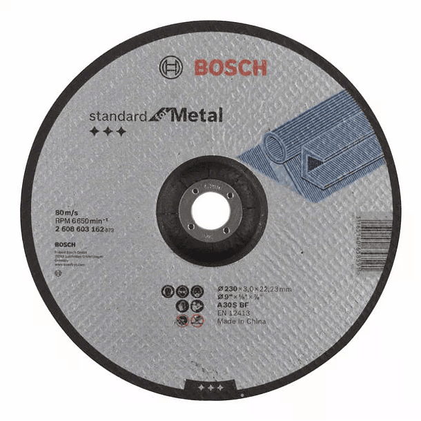 Disco de corte para metal 230x3mm Standard for Metal BOSCH 1