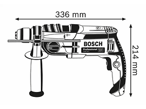 Berbequim com percussão GSB 20-2 BOSCH