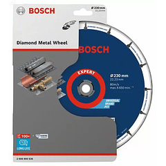 Disco de corte com diamante para metal 230mm BOSCH