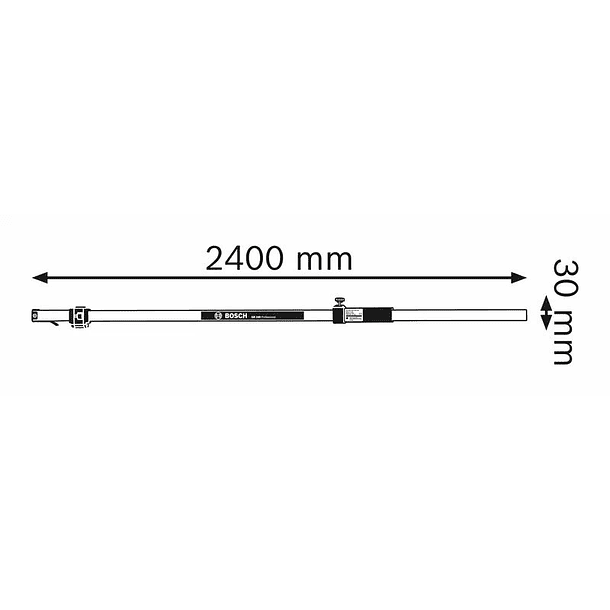 Régua de medição GR 240 BOSCH 2