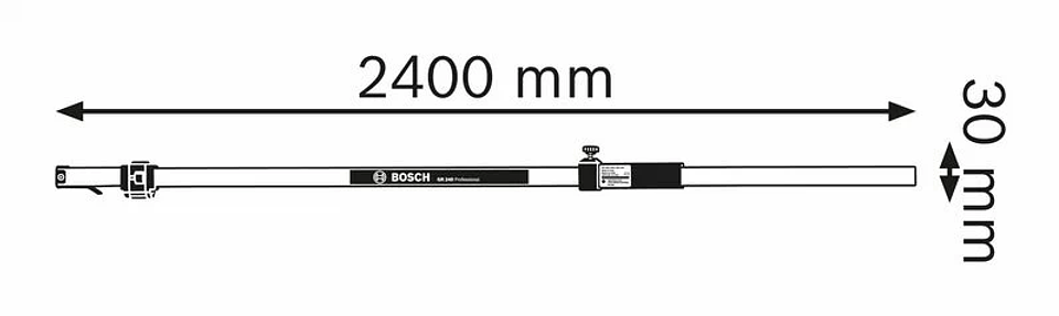 Régua de medição GR 240 BOSCH 2