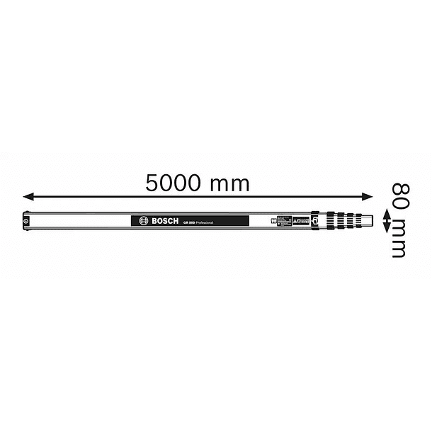 Régua de medição GR 500 BOSCH 2