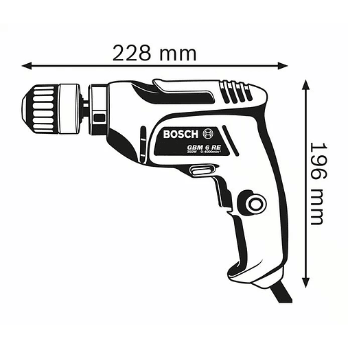 Berbequim GBM 6 RE BOSCH 2