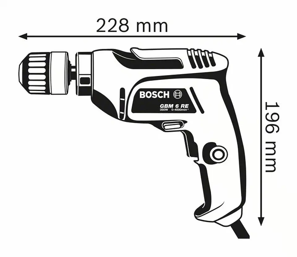 Berbequim GBM 6 RE BOSCH 2