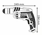 Berbequim GBM 10 RE BOSCH - Thumbnail 2