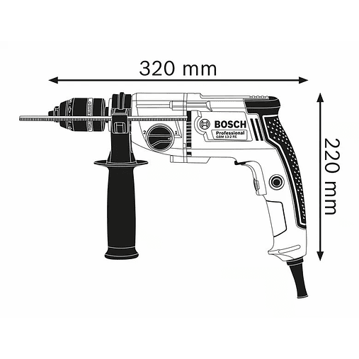 Berbequim GBM 13-2 RE BOSCH 2