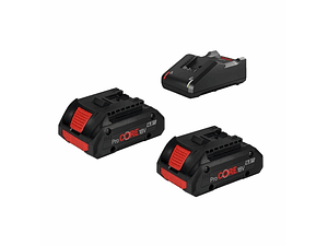 Conjunto 2 baterias ProCORE 18V 4.0Ah e carregador BOSCH