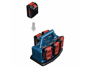 Multicarregador de 18 Volts GAL 18V6-80 BOSCH